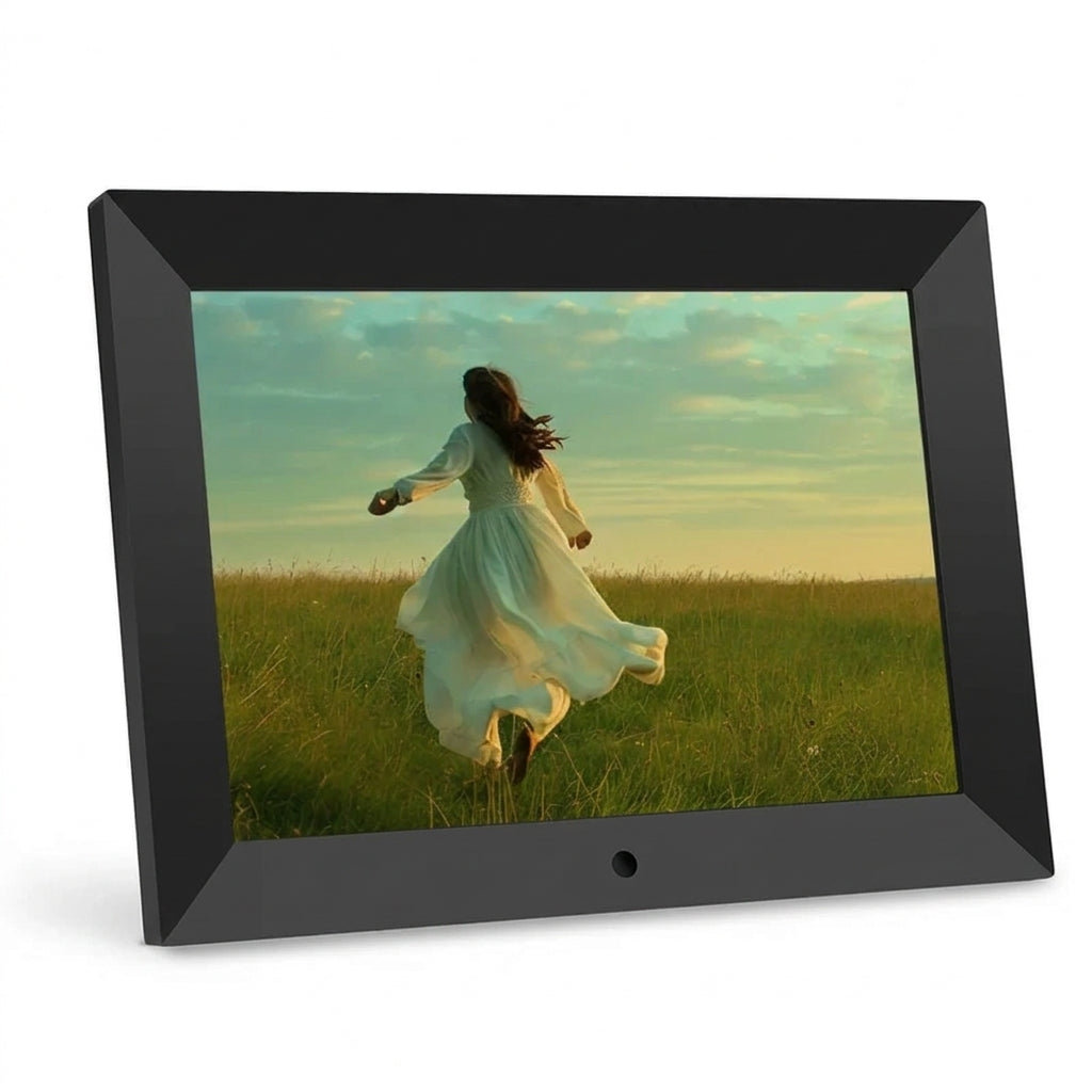 Cadre photo numérique Wi-Fi 7 pouces 32 Go avec haut-parleur