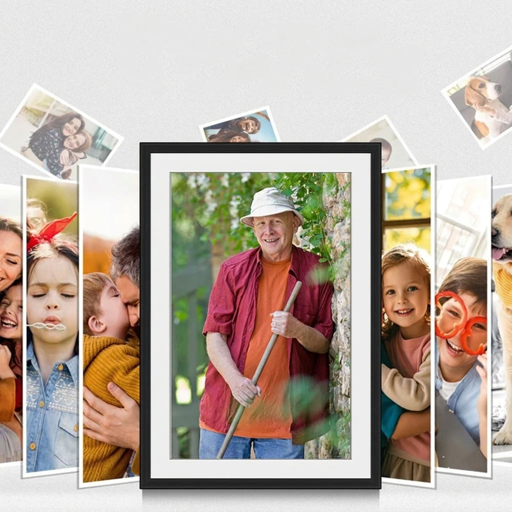 Cadre photo numérique Wi-Fi 10,1 pouces tactile aimanté