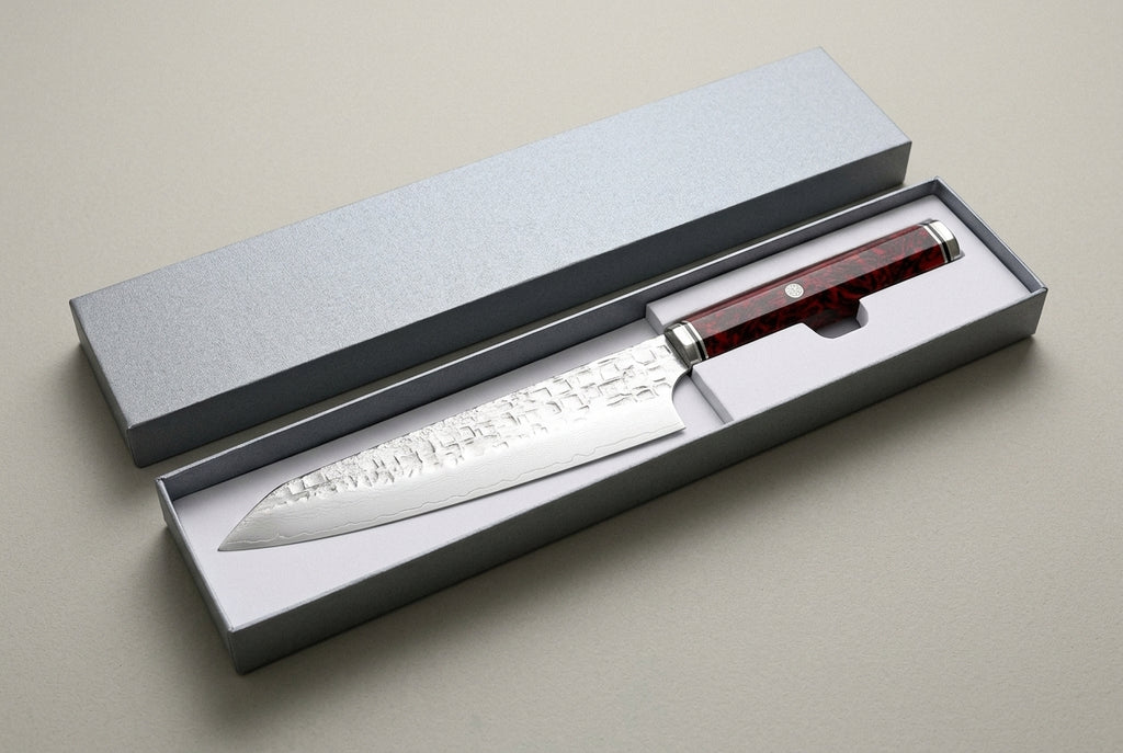 Couteau de chef japonais Kiritsuke 20 cm — Damas 67 couches