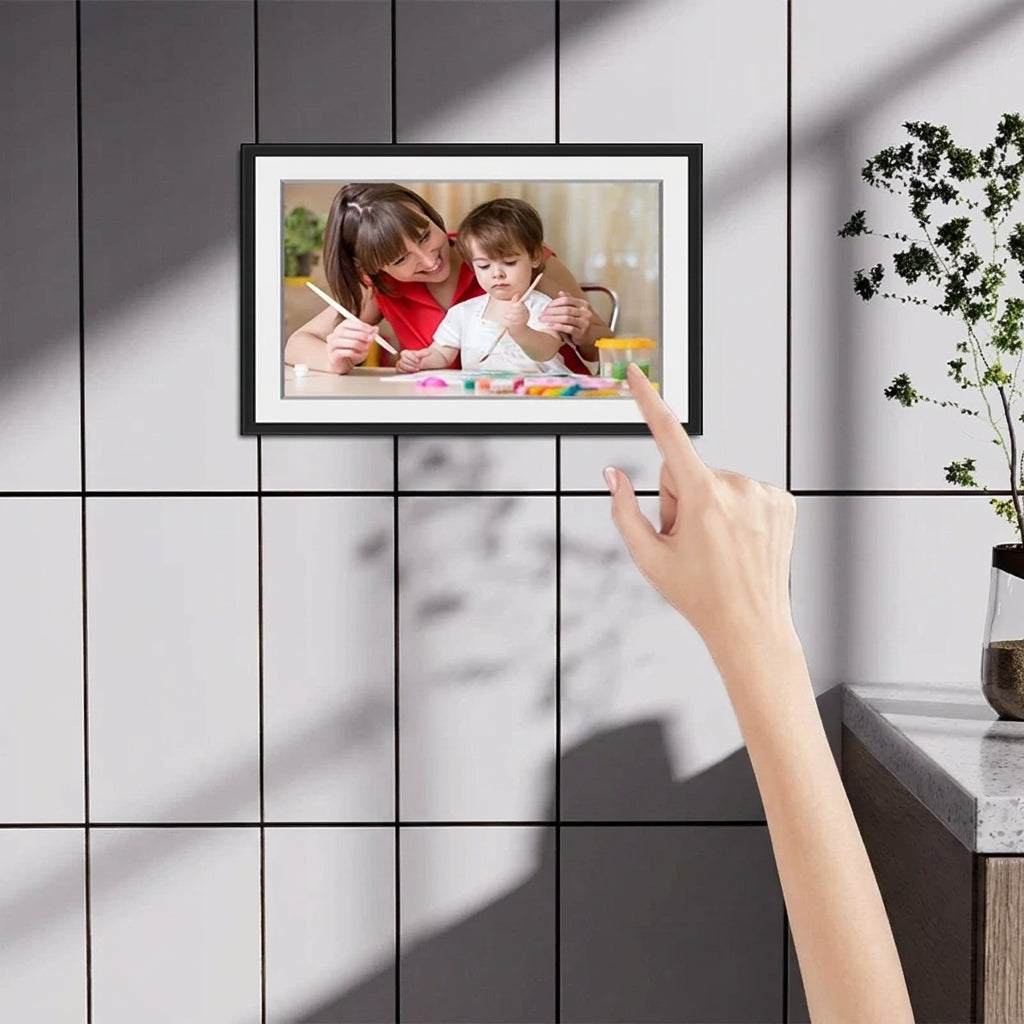Cadre photo numérique Wi-Fi 10,1 pouces tactile aimanté