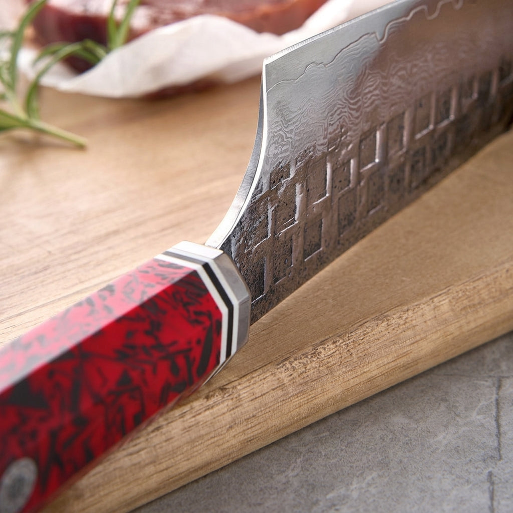 Couteau de chef japonais Kiritsuke 20 cm — Damas 67 couches